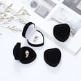 thumbnail image 4 of Caja para pendientes, anillos, pendientes, estuche de exhibición, organizador, collar, pulsera, cajas de transporte románticas, soporte, Ropa, zapatos y accesorios Miscelánea Blanco negro Jumpingount AP016250-08, 4 of 6
