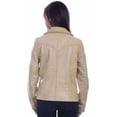 thumbnail image 2 of Scully Leather Leatherwear Womens Cream Ladies Jacket, 2 of 2