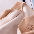thumbnail image 5 of XXWXYD Girls V Neck Vest Cotton Lightweight Jacket - Cute Embroidery Button Up Sleeveless Gilet for Little Girl Teen Girl, Spring Fall Casual Layering Outfit, 5 of 8