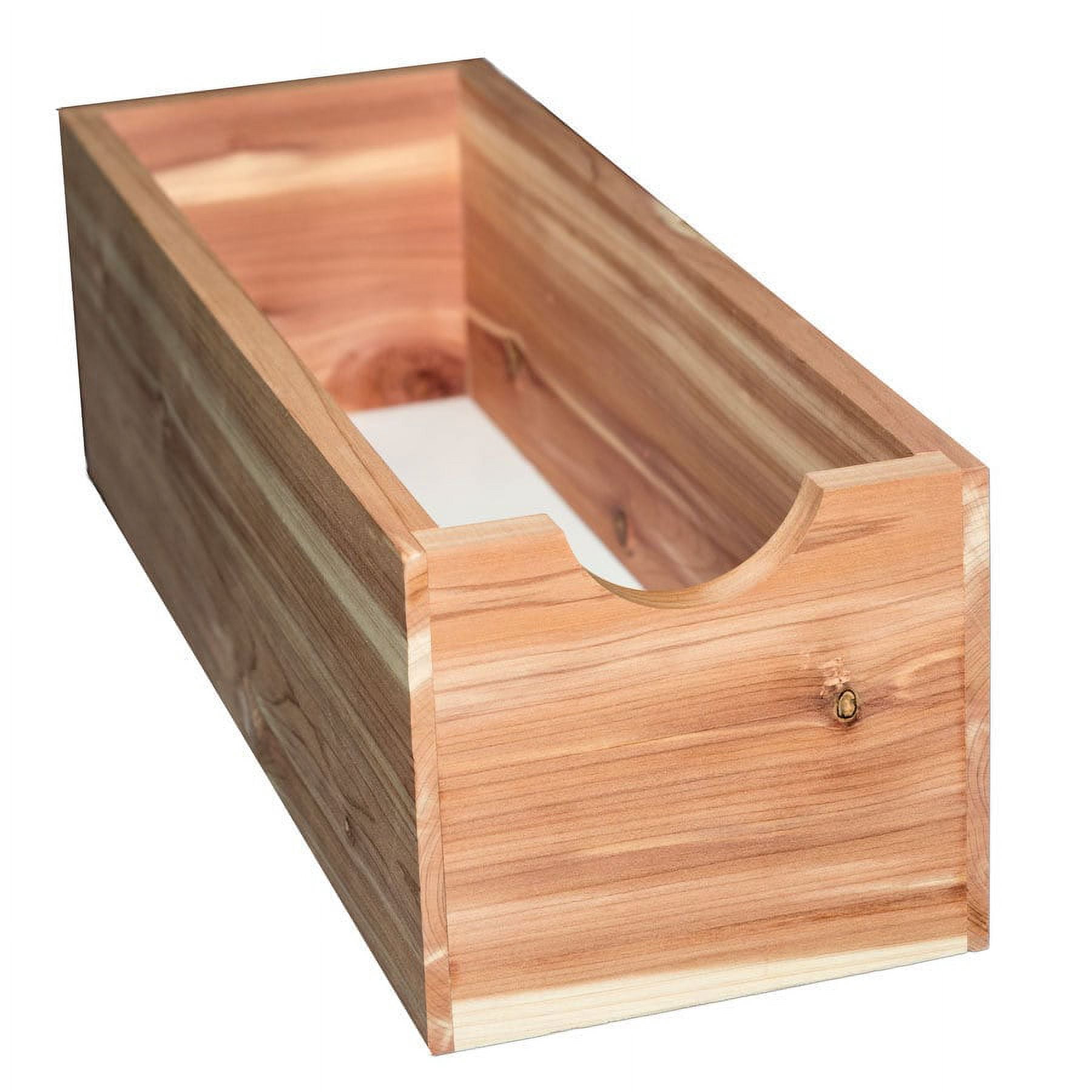 Cedar Sock Box - Absorbs moisture and Eliminates Odors While Repelling Insects (Box of 1) by International Hanger