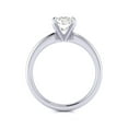 thumbnail image 3 of SuperJeweler 1 1/2 Carat Cushion Cut Moissanite Solitaire Engagement Ring in 14 Karat White Gold, 3 of 5
