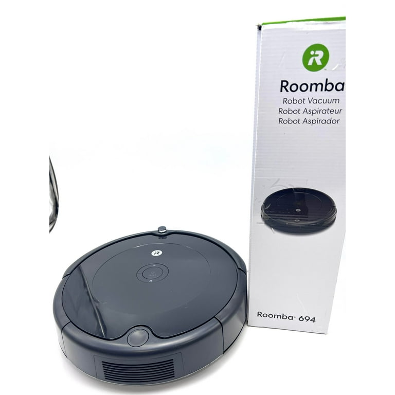 iRobot Roomba 694 Wi-Fi Connected Robot Vacuum Charcoal Grey R694020 - Best  Buy