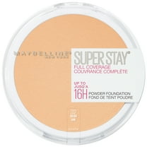Maybelline Super Stay Powder Foundation Makeup, Full Coverage, 312 Golden, 0.21 oz