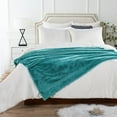 thumbnail image 2 of Home Soft Things Faux Fur Throw - Aqua - 50'' x 60'', 2 of 7