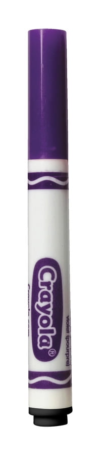 Crayola Replacement Non-Toxic Marker Pack, Conical Tip, Violet, Pack of 12