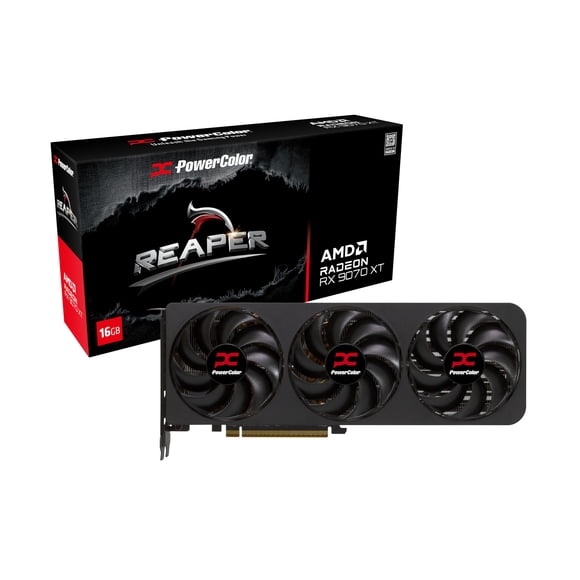 Tarjeta gráfica PowerColor Reaper AMD Radeon RX 9070 XT de 16 GB