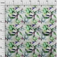 thumbnail image 3 of oneOone Rayon Green Fabric Leaves & Clover Craft Projects Decor Fabric Printed By The Yard 56 Inch Wide, 3 of 5