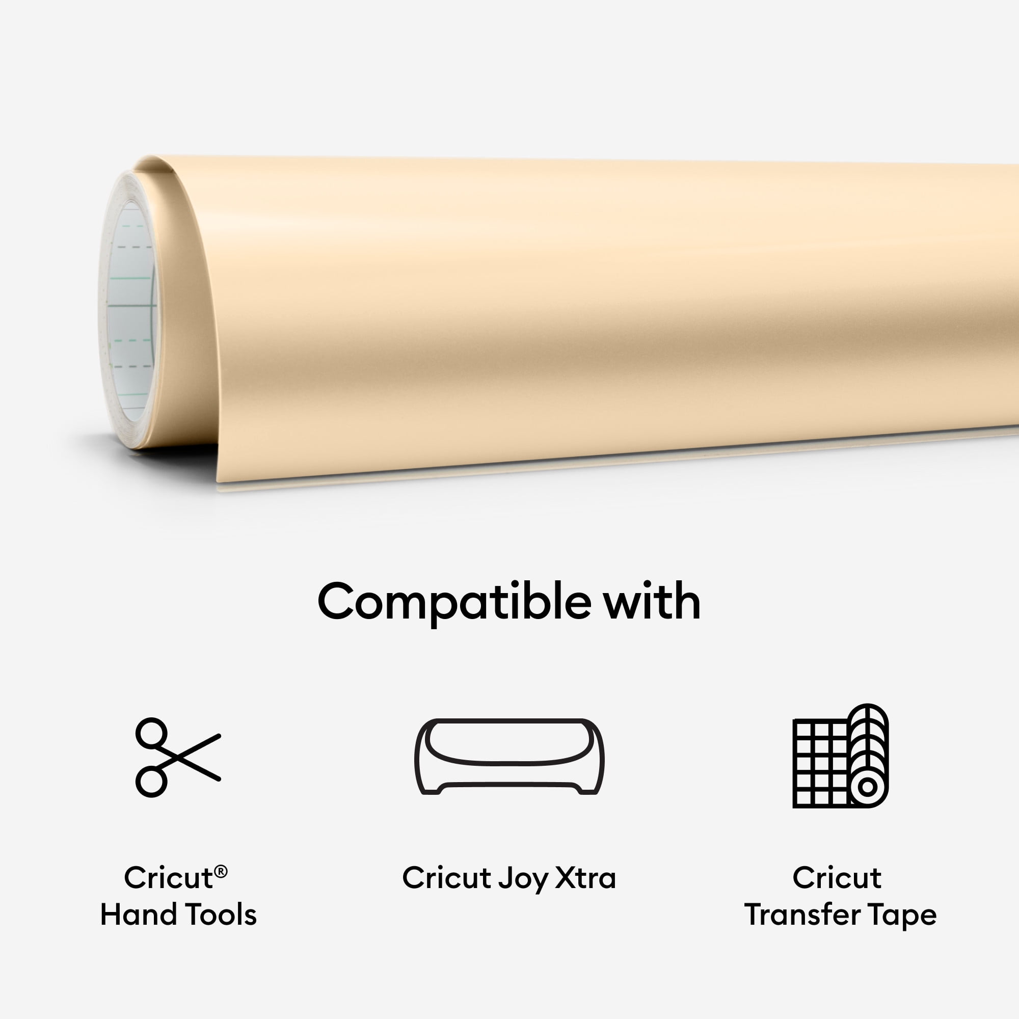 Cricut Joy Xtra Smart Vinyl Removable Sampler, Classics (3 ct), 9.5" x 12"