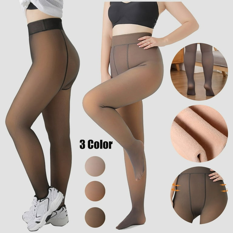 LBECLEY Plus Size Designer Tights for Women Large Women's 80G Through Of  Pantyhose Size 2 Stockings Bottoming Pairs Meat Tights Tights Girls