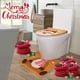 thumbnail image 4 of Christmas Toilet Set Accessories ElKs Toilet Cover Set Bathroom Floor Mat Set Two Piece Household Supplies, 4 of 8