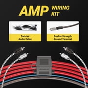 Scosche KPA12CC 270-Watt Hybrid OFC/CCA Amplifier Wiring Kit with Twisted Pair Audio Cables New
