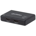 thumbnail image 2 of Splitter HDMI 2 puertos 4K@30Hz alimentado por CA negro Manhattan, 2 of 2