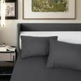 thumbnail image 5 of Lirex Standard Pillowcases, 20 x 26 in, Set of 2, Brushed Microfiber, Dark Grey, 5 of 6