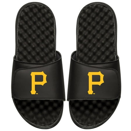 

Men s ISlide Black Pittsburgh Pirates Primary Logo Slide Sandals
