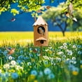 thumbnail image 5 of Metal Bird House With Poles Outdoor Metal Bird House Stake Bird House For Patio Backyard Patio Outdoor Garden Decoration, 5 of 5