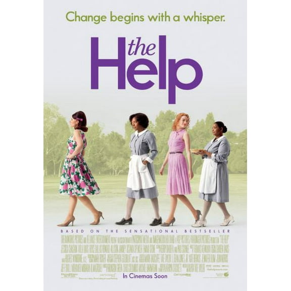 The Help Movie Poster 12x16 Print on Metal Sign 12in x 16in Multi-Color Square Adults Best Posters