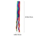 thumbnail image 2 of EeaseCA Rainbow Stripe Windsock Decorative Wind Direction Flags Garden Hanging Flag, 2 of 8
