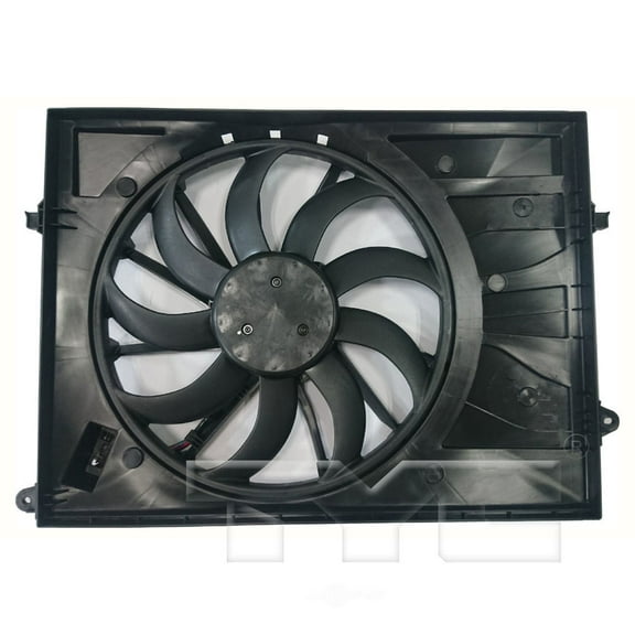 TYC 624410 Dual Radiator And Condenser Fan Assembly Fits select: 2019-2020 HYUNDAI SANTA FE