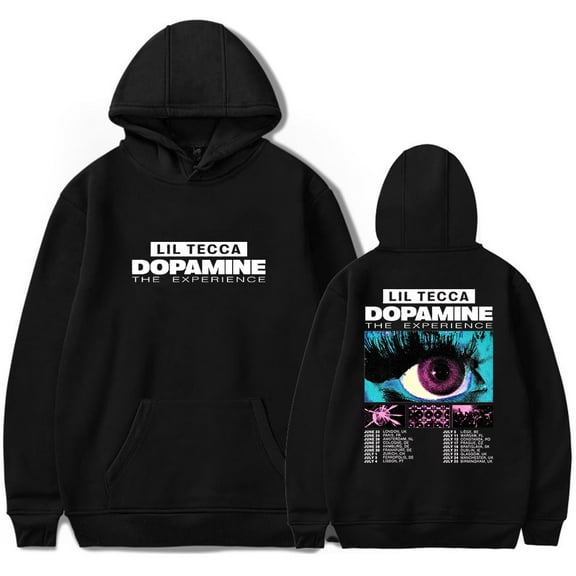 Lil Tecca Dopamine The Experience Tour Hoodie Men Women Long Sleeve Pullover Hooded Sweatshirt