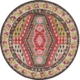 thumbnail image 3 of Unique Loom Sedona Collection Area Rug - Carlsbad (6' 1" Round Multi/Beige), 3 of 7