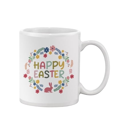 Happy Easter Wreath Mug - SPIdeals Designs