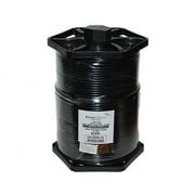 Perfect Vision RG6 Coaxial, Single Solid Copper, Black 1000FT Enviro Reel Audio/Video Cable