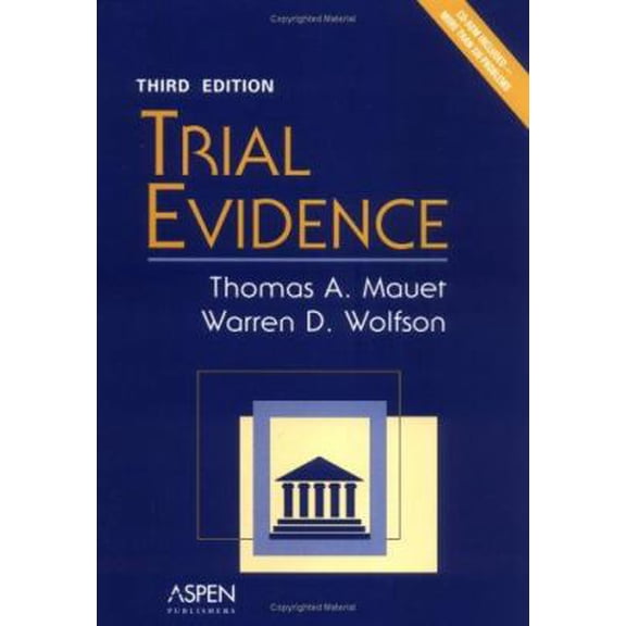 Pre-Owned Trial Evidence (Paperback) 0735549974 9780735549975