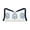 Navy Blue Floral 12"x20", variant on Hofdeco Premium Coastal Patio Indoor Outdoor Throw Pillow Cover Only, 20"x20" Water Repellent for Backyard, Couch, Navy Blue Embroidered Greek Key with Piping