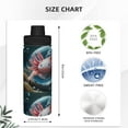 thumbnail image 3 of Fotbe Bubbles Axolotl Fantasy Pattern 18 Oz Sports Insulated Kettle Vacuum Cup Stainless Steel Travel Mug Cup Thermal Flask,Insulated Kettle for Cycling Gym Basketball Outdoor, 3 of 7