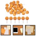 thumbnail image 4 of 100 Pcs Épingle à Pousser Décorative en Bois Tête Ronde pour Dessin Photos Planches, 4 of 8