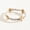 Gold, variant on Silver Designer Cross Stretch Cuff Bracelet for Women