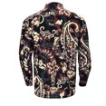 thumbnail image 3 of Camisas Para Hombre Talla Extra Nueva camisa estampada de manga corta de verano, camiseta informal de moda para hombre (Black, M), 3 of 7