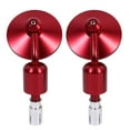 thumbnail image 2 of Rearview Mirrors, 1 Pair 7 8 Round Handlebar Bar End Rear View Mirrors 7 8 Inch Bar End Mirrors Motorcycle Motorbike Sidemirror Silver Silver, 2 of 3