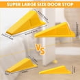 thumbnail image 2 of Tapones de puerta Frienda Jumbo de goma TPR de alta resistencia, color amarillo, 5 cm, 2 of 6