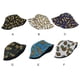 thumbnail image 3 of Jumpingount Sombrero de cubo Decoración de vestir femenina Estilo simple Sombreros para adultos Patrón de frutas de verano Parasol Sombreros de pescador Sombreros Plátano azul marino 56-58cm Jumpingount AP011570-03, 3 of 6