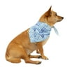 Vibrant Life Blue Could Use a Treat Bandana Set, Neckwear for Dogs of all Life Stages, Size Medium