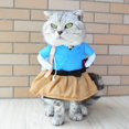thumbnail image 3 of Zonghan Polyester Cute Pet Halloween Clothes Samurai Funny Upright Costume Dress Up For Cats Dogs, 3 of 9