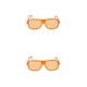 thumbnail image 2 of Guardurnaity Gafas de persiana de plástico llamativas y de moda hechas de gafas de persiana de plástico tamaño libre naranja Naranja tamaño libre 2Conjunto, 2 of 6