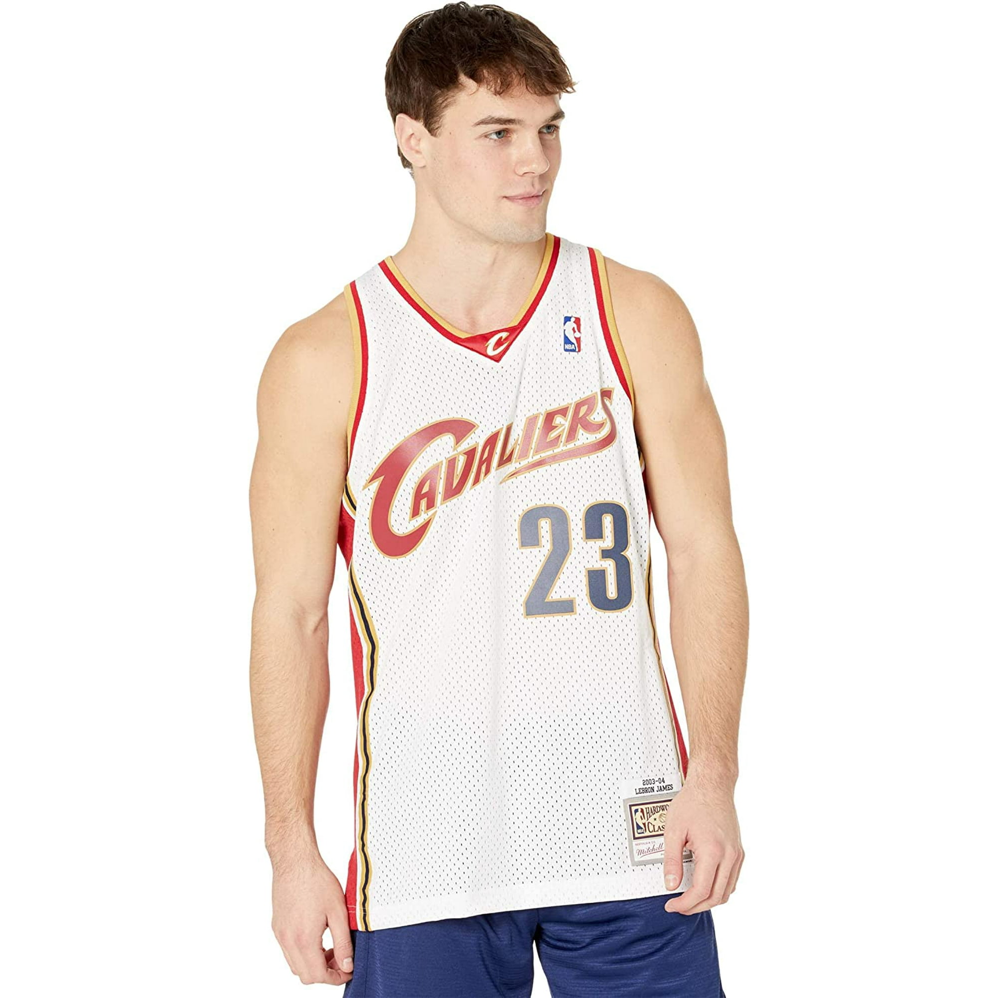 lebron james mitchell and ness jersey