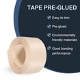 thumbnail image 4 of Uxcell Edge Banding, Wood Veneer Tape Pre-glued Flexible Plywood Edge Banding with Hot Melt Adhesive for Furniture Restoration Maple 3 Inch x 25 ft, 4 of 7