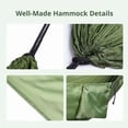 thumbnail image 7 of Camping Hammock, Super Lightweight Portable Parachute Hammock with Two Tree Straps, Single or Double Travel Swing Nylon Camp Hammocks, for Outdoor Beach Backpacking, 7 of 7