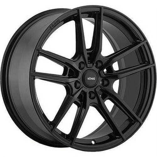 1 Konig 18x8 5X108  43 55B Myth Gloss Black Wheel Rim