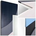 thumbnail image 6 of "Blue Waves" Hand Made Solid Paulownia Wood Beveled Leaner Mirror size 80" x 40", 6 of 12