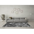 thumbnail image 3 of Ahgly Company Indoor Square Abstract Gray Modern Area Rugs, 5' Square, 3 of 4