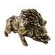 thumbnail image 1 of Adorno de cerdito de latón, estatuilla de cobre artesanal, pequeño adorno de escritorio, miniescultura de cerdito en miniatura, estatua de Animal para, 1 of 7