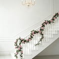 thumbnail image 5 of Hovilon 6ft Artificial Simulated Rose Vine - 21-Head Faux Rose Garland with Realistic Flowers, Flexible Green Floral Vine for Wedding Backdrop Wall, Arch, Mantel, and Home Party Decoration (Pink), 5 of 6