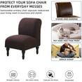 thumbnail image 4 of Armless Chair Slipcover Removable Armless Chair Cover Printed Armless Accent Chair Covers Washable Slipper Chair Slipcovers Furniture Protector Covers for Extra Large Armless Accent Chair, 4 of 8
