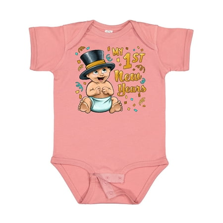 

Inktastic My First New Years- Celebrating Baby Gift Baby Boy or Baby Girl Bodysuit