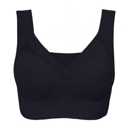 

Seamless Bras for Women Sleep Leisure Sports Yoga Bra Padded Wireless Thin Soft Comfy Pullover Tops Plus Size