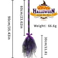 thumbnail image 2 of Halloween Witch Broom Detachable Witch Broom Props Wizard Broomstick Cosplay Broomstick Halloween Cosplay Party Dress Up Dance Party Supplies, 2 of 2